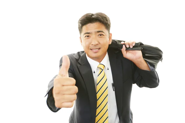 Smiling businessman — Stock Photo, Image