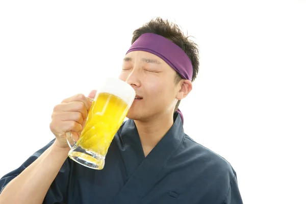 Smiling sushi chef — Stock Photo, Image