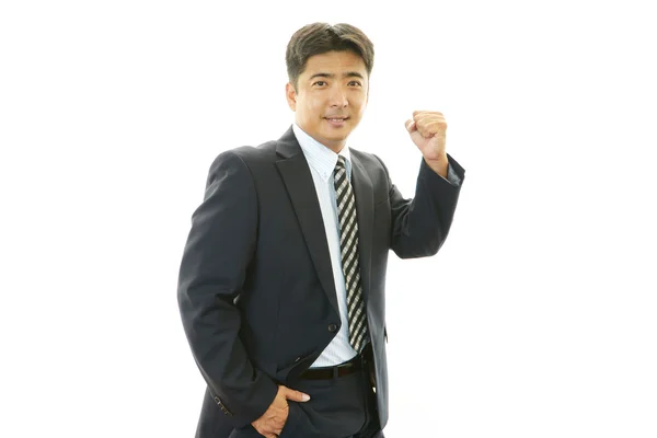 Smiling businessman — Stock Photo, Image