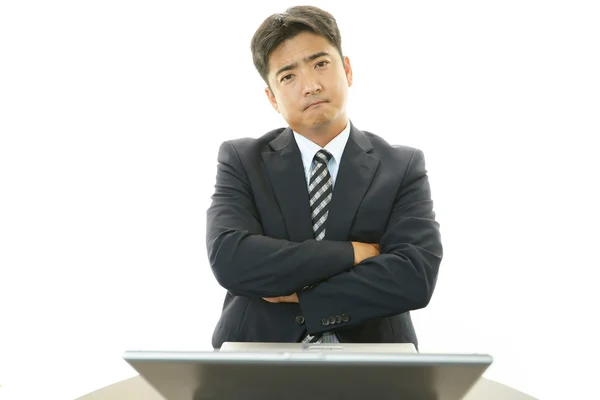 Stressed businessman — Stock Photo, Image