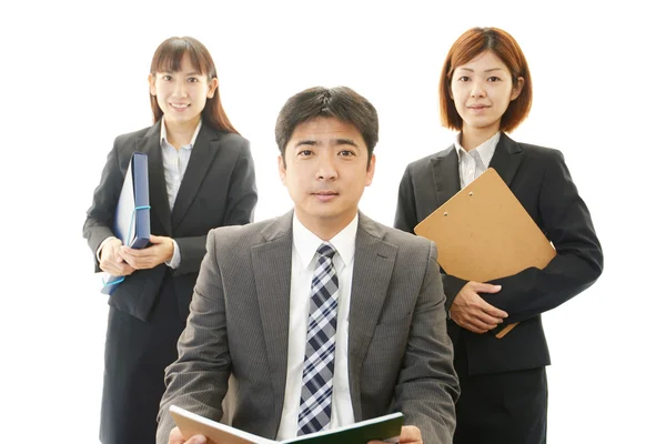 Retrato de gente de negocios en su oficina — Foto de Stock