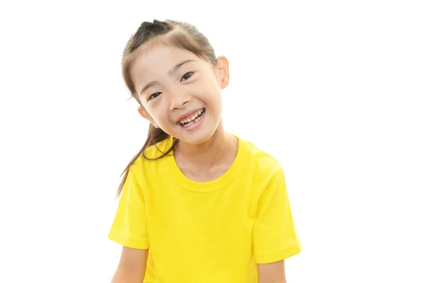 Sorridente ragazza asiatica — Foto Stock