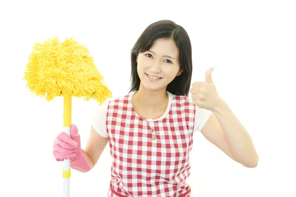 Woman cleaning — Stock Photo, Image