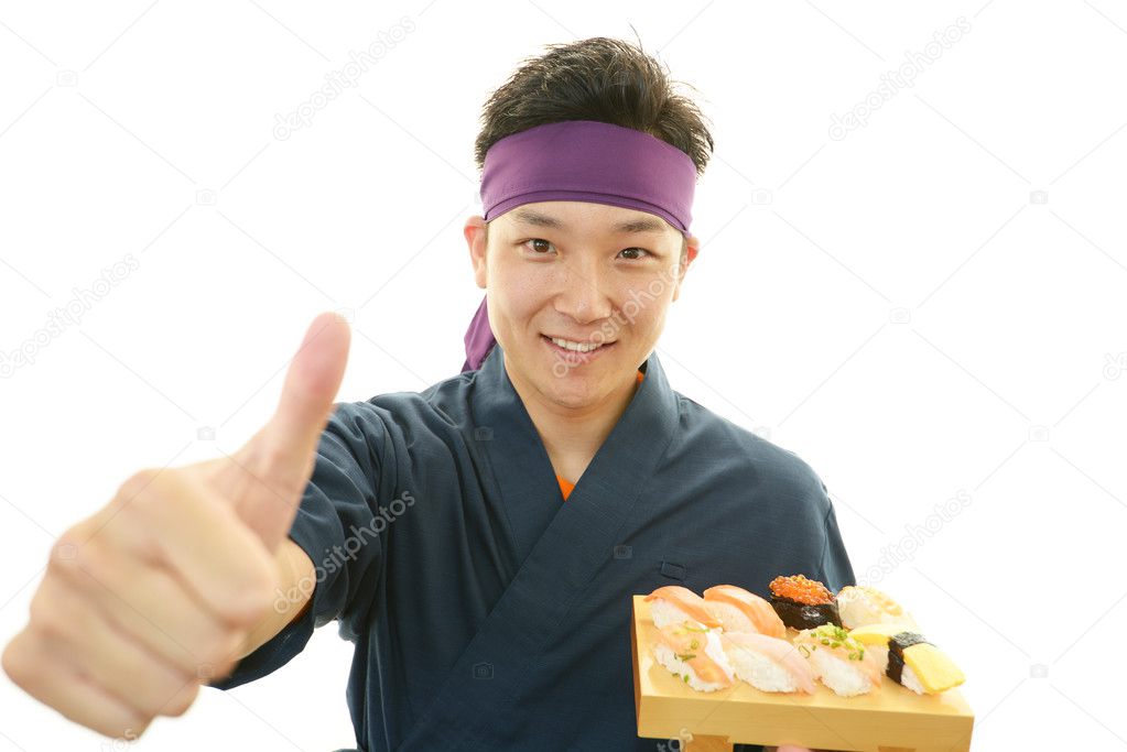 Sushi chef enjoying success