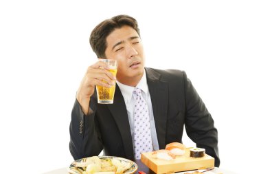 sarhoş bir adam portresi