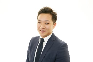 Asya işadamı gülümseyen