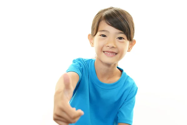 Sonriendo chica asiática —  Fotos de Stock