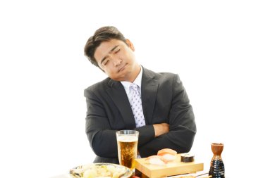 sarhoş bir adam portresi