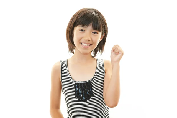 Happy Asian girl smile — Stock Photo, Image