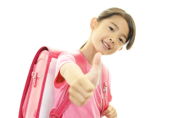 Menina asiática feliz sorriso — Fotografia de Stock