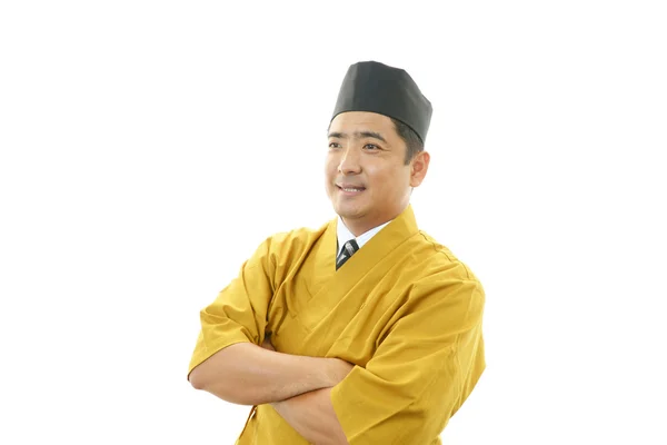 Porträtt av en asiatisk kock — Stockfoto
