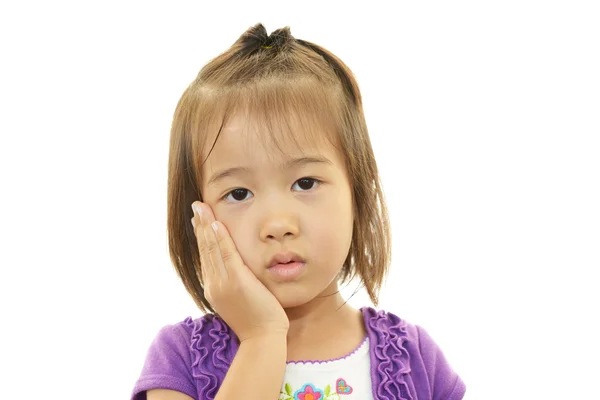 小小的亚洲女孩的肖像 — 图库照片