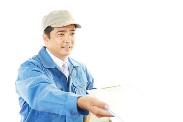 Portrait of a worker — Stock Photo, Image