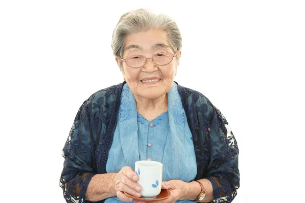 Mujer vieja sonriente —  Fotos de Stock