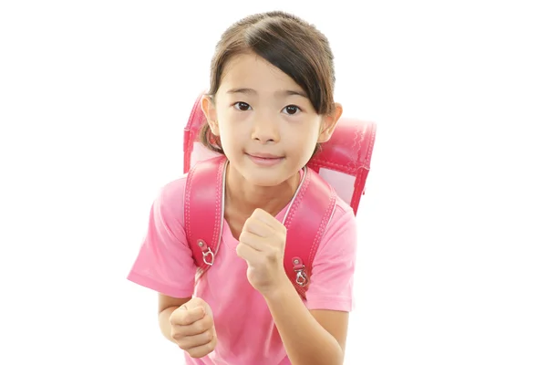 Portrait of an Asian schoolgirl — Stock Photo, Image