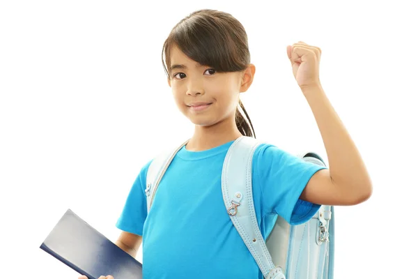 Portrait of an Asian schoolgirl — Stock Photo, Image