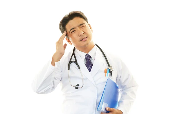 Tired doctor — Stock Photo, Image