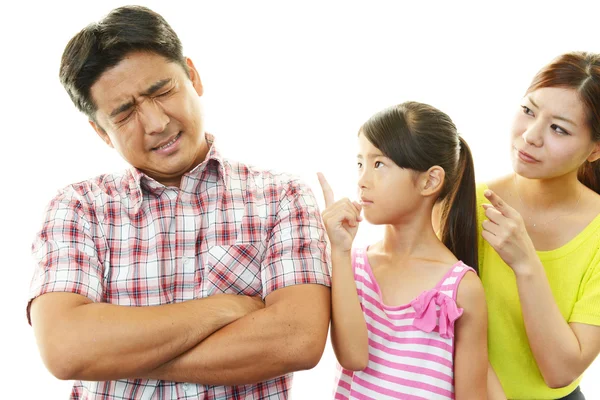 Unhappy family — Stock Photo, Image