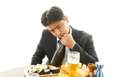 sarhoş bir adam portresi