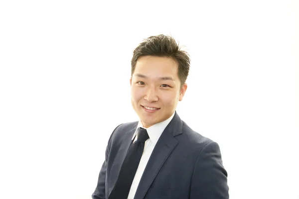 Усміхаючись азіатських бізнесмен — стокове фото