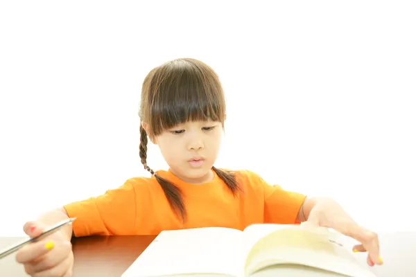 Leraar met meisjes bestuderen. — Stockfoto