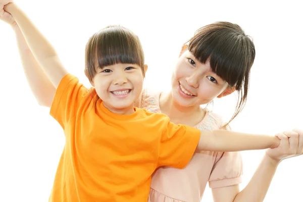 Felice asiatico ragazze sorriso — Foto Stock