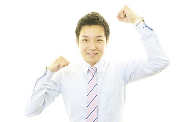 Businessman enjoying success — Stock Photo, Image