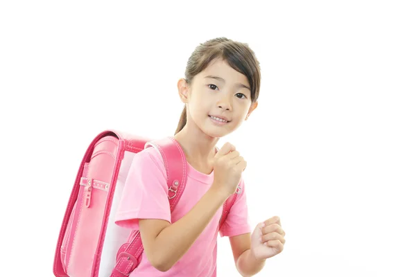 Portrait of an Asian schoolgirl — Stock Photo, Image