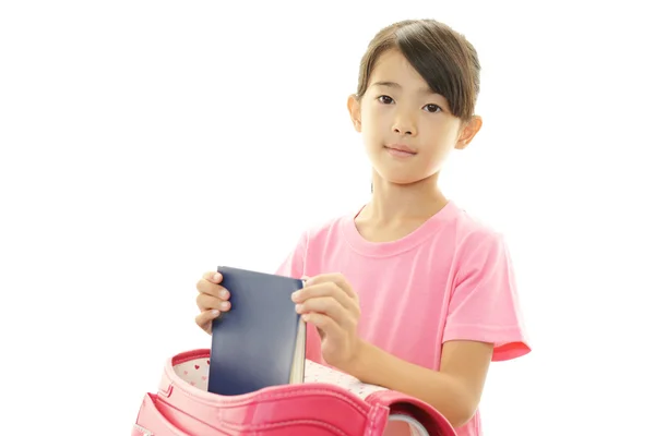 Portrait of an Asian schoolgirl — Stock Photo, Image