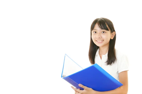 Asiatische Mädchen studieren — Stockfoto