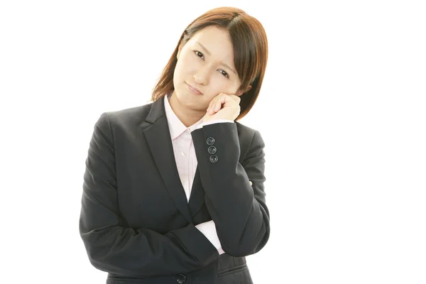 Dissatisfied business woman — Stock Photo, Image