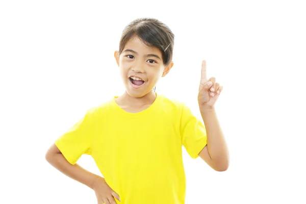 Sorrindo menina asiática — Fotografia de Stock