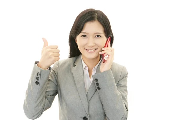 Smiling business woman — Stock Photo, Image