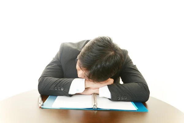 Müder Geschäftsmann — Stockfoto