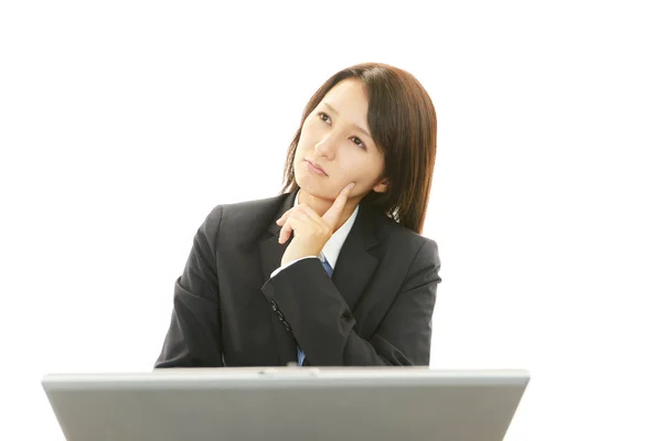 Mujer de negocios deprimida . — Foto de Stock