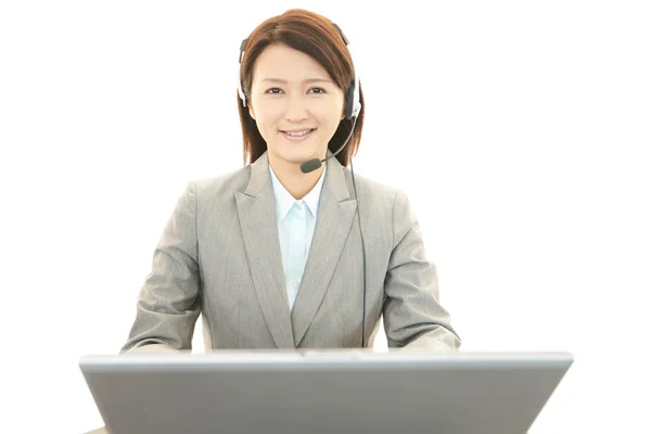 Call center operator — Stock Photo, Image