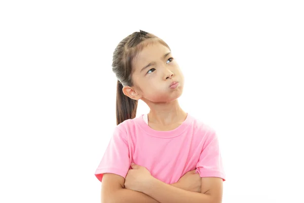 Girl gets angry — Stock Photo, Image