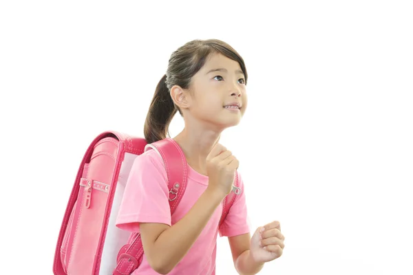 Portrait of an Asian schoolgirl — Stock Photo, Image