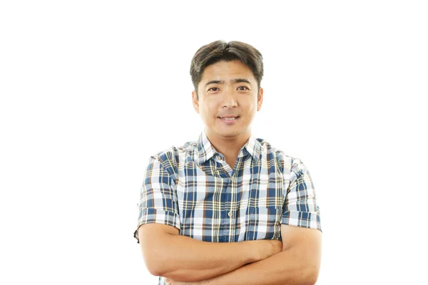 Smiling Asian man — Stock Photo, Image