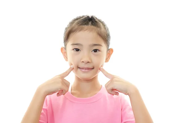 Sorrindo menina asiática — Fotografia de Stock