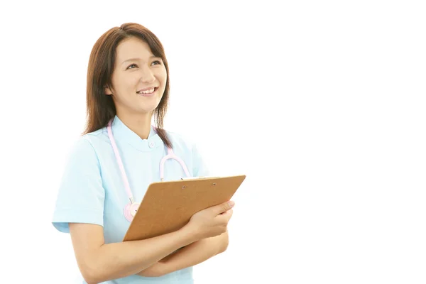 Portrait d'infirmière asiatique — Photo