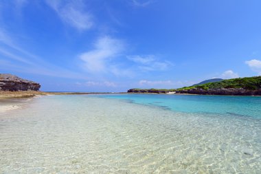 Okinawa güzel bir plaj
