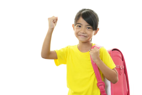 Portrait of an Asian schoolgirl — Stock Photo, Image