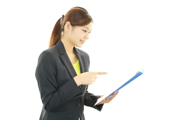 Portrait of a young business woman — Stock Photo, Image