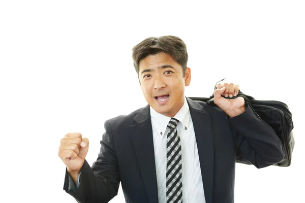 Smiling Asian businessman — Stock Photo, Image