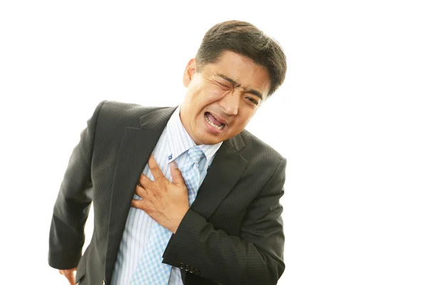 Hombre teniendo un ataque al corazón — Foto de Stock