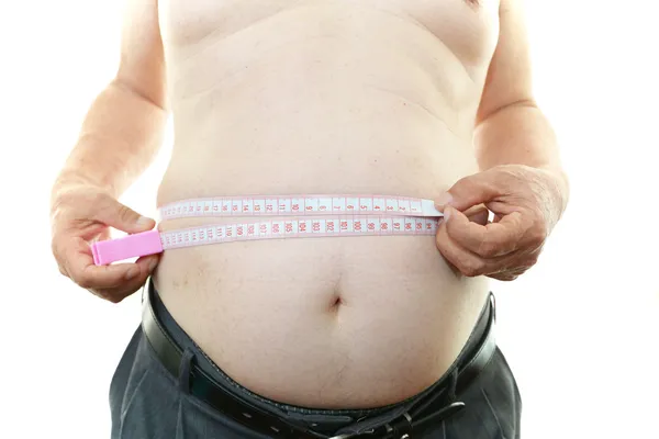 Retrato de um paciente obeso — Fotografia de Stock
