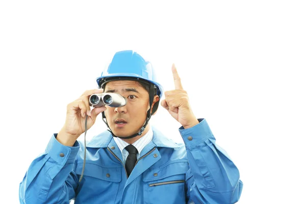 Retrato de um trabalhador — Fotografia de Stock