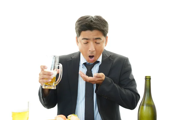 Man throwing up — Stock Photo, Image