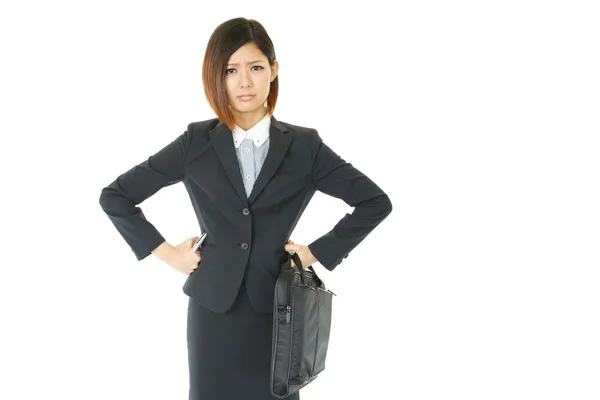 Dissatisfied business woman — Stock Photo, Image